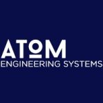 Логотип сервисного центра Atom